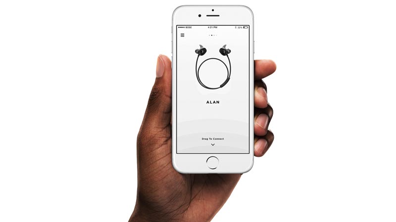 Image of Bose connect app.