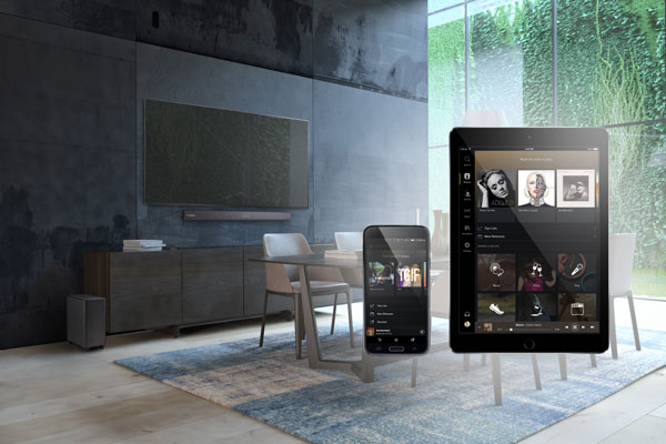 Image of TVB2 connected to mobile devices