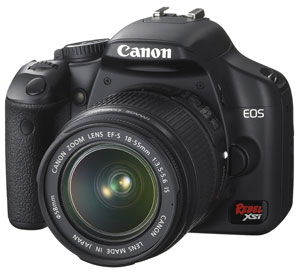 EOS Digital Rebel XSi w/ 18-55mm f/3.5-5 12.2 Megapixel Digital SLR Kit image
