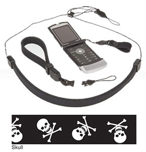 Optech USA Compact Strap Trio Skull (Black/White)