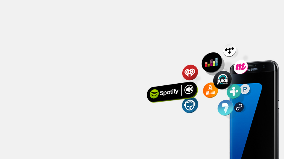 Image of smartphone with streaming apps.