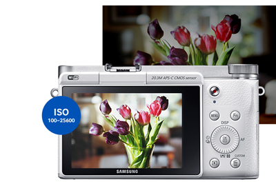 NX3000 shoots ISO 100 to 25600
