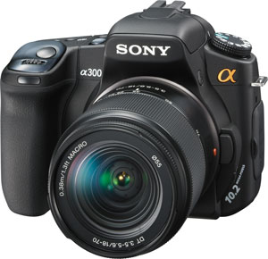 DSLR-A300K with SAL-18-70mm Zoom Lens 10.2-megapixel Digital SLR Camera Kit image