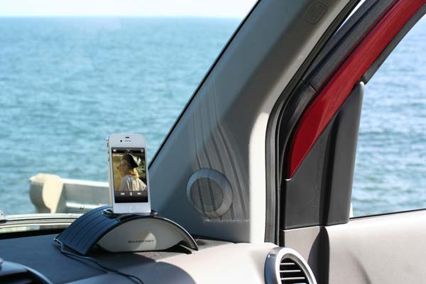 Image of iCast Transmitter on a boat.