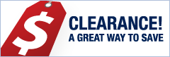 Clearance! A great way to save