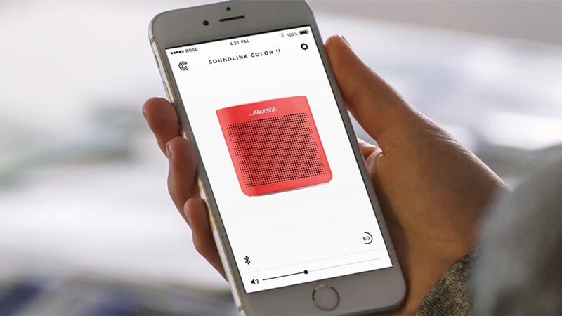 Image of Bose Connect App.
