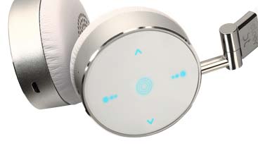 Touch controls for BT wireless headphones