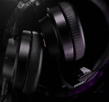 Soft Leather Ear pads and headband