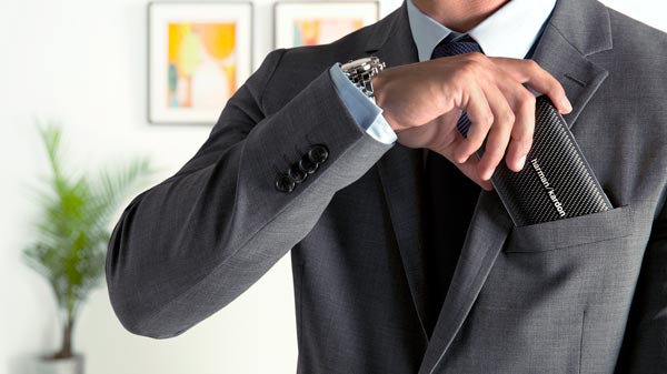 Harman Kardon Esquire Mini In suit pocket Harman Kardon Esquire Mini In suit pocket