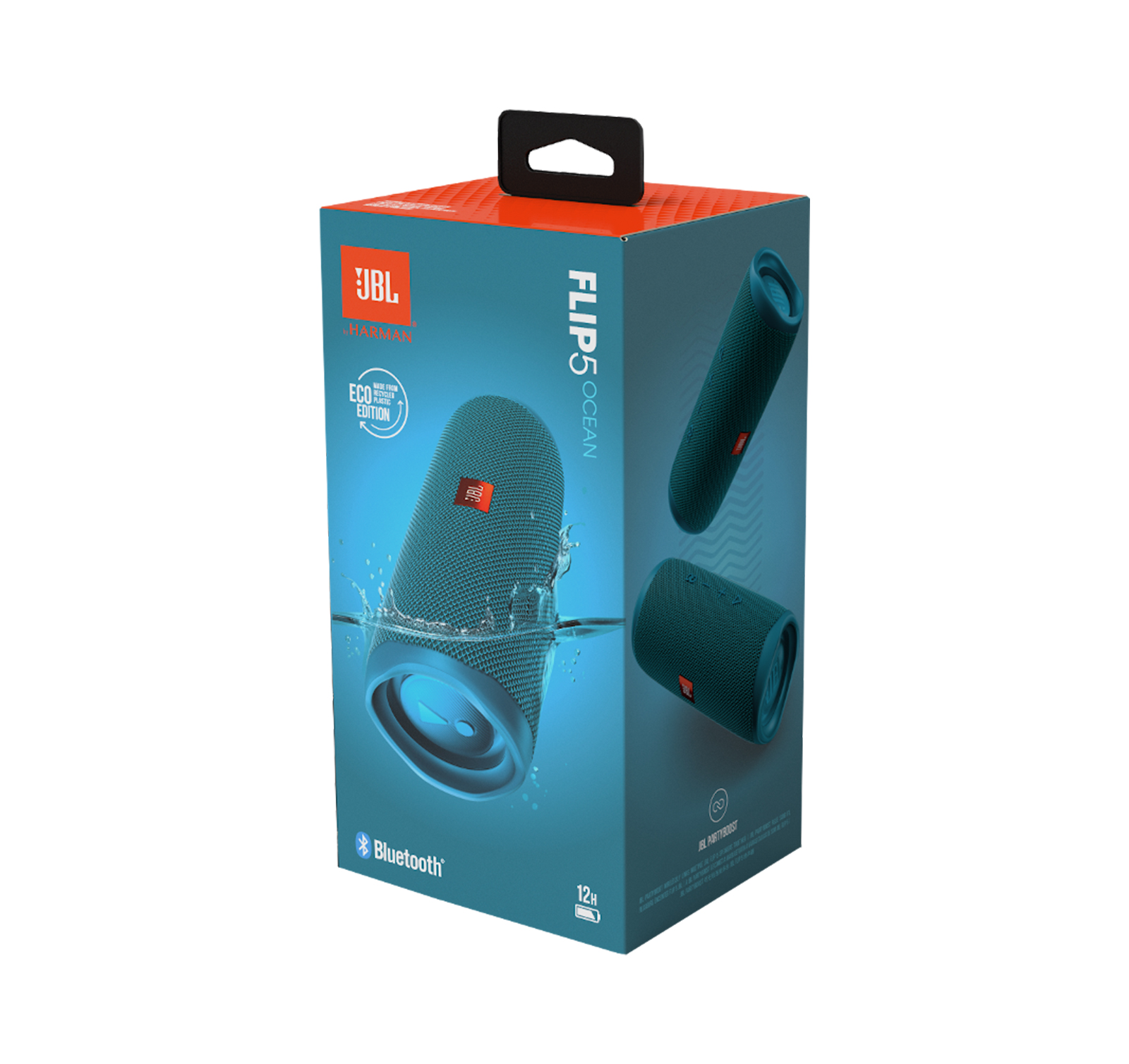 JBL Flip 5 ECO Blue Portable Bluetooth Speaker 50036371285 eBay