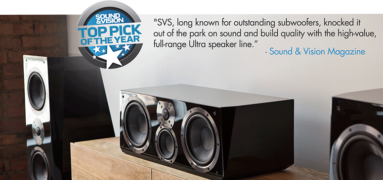 SVS Sound & Vision Award Winning Speakers